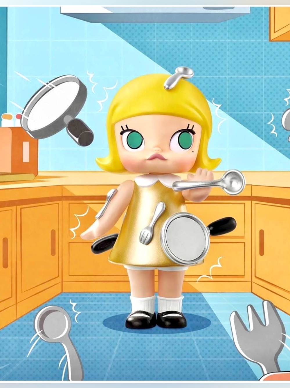 POP MART × Kenny Wong MOLLY My Instant Superpower — Super Magnet. Discontinued.
